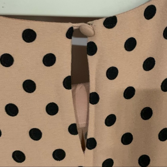Red VALENTINO Micro Polka Dot Print Blouse, Size 38 IT (US 2) - Picture 9 of 16